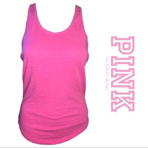 PINK Neon Pink Pajama Tank Top Size XS